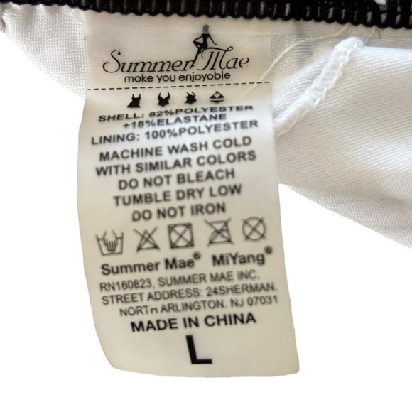 Summer Mae Womens Sz Large One Shoulder Ruffle Swimsuit Tummy Control One-Piece - Picture 12 of 13